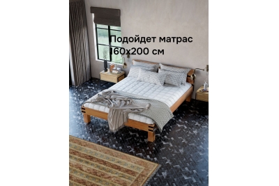 Кровать OAK 160х200 (дуб/масло)