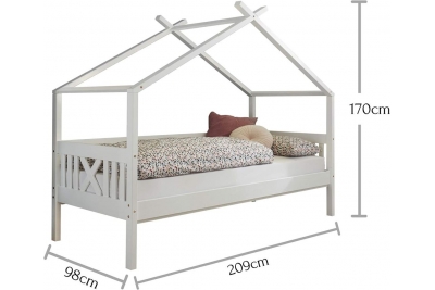 Кровать домик Джульетта (90x200)