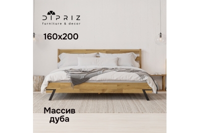 Кровать Флеверс 160х200 (дуб/масло)