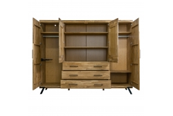 Шкаф для одежды Флеверс (дуб/масло)