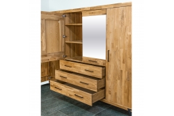 Шкаф для одежды Флеверс (дуб/масло)