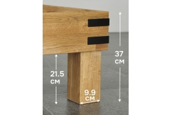 Кровать OAK 180х200 (дуб/масло)